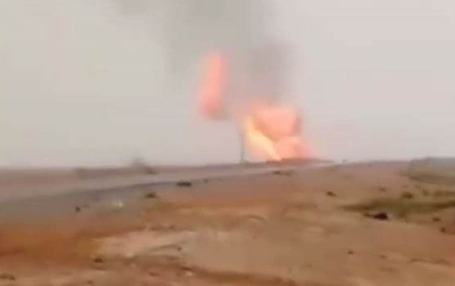 Picture of the fire on June 2, 2025 between Salahaddin and Kirkuk. Photo: Submitted