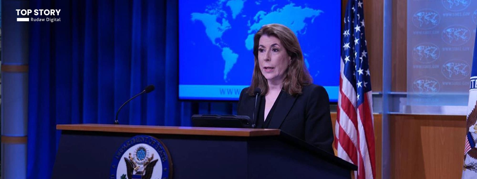 Foto: ABD Dışişleri Bakanlığı Sözcüsü Tammy Bruce