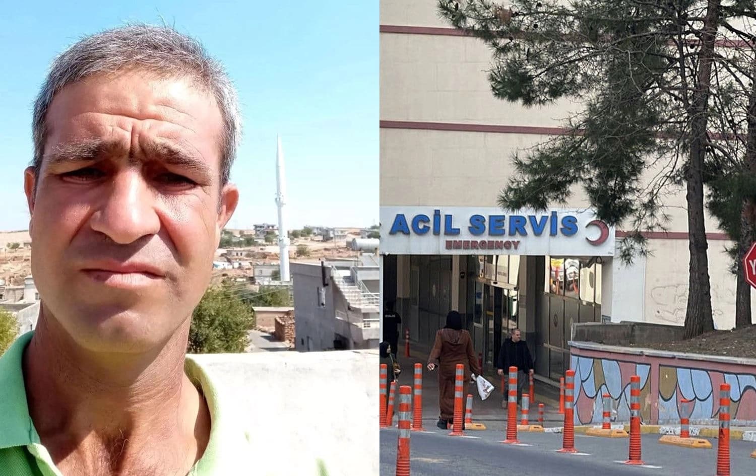 Hasarî Aksungur li nexweşxaneyê mir / Wêne: Rûdaw Grafîk-DHA