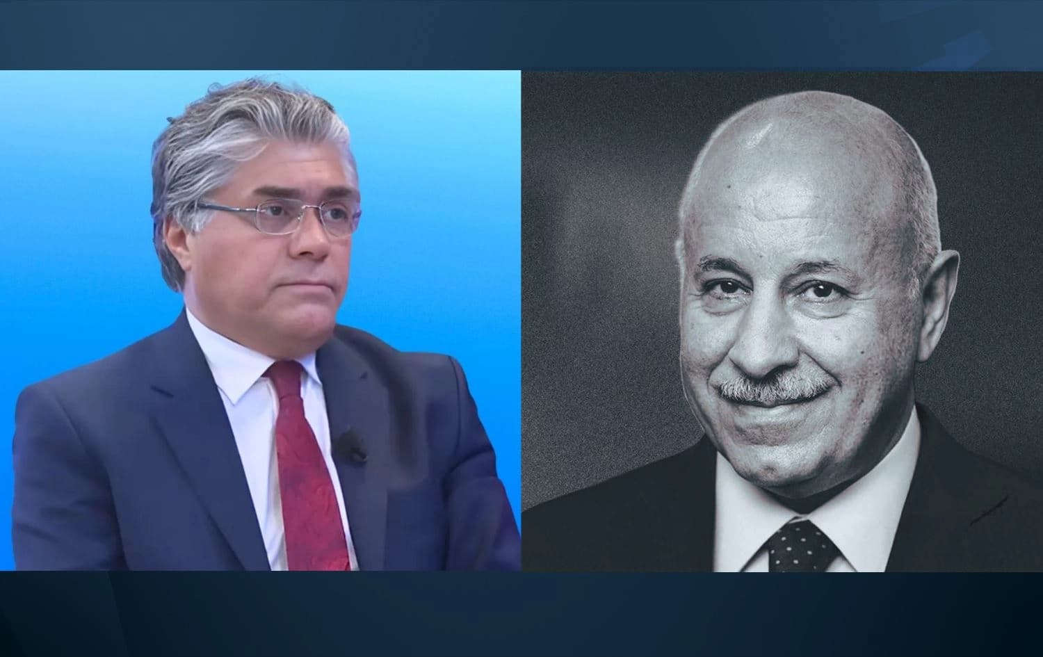 Mustafa Ozçelîk û Kerîm Şingalî / Wêne: Rûdaw Grafîk