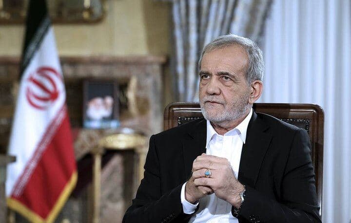 مەسعود پزیشکیان، سەرۆککۆماری ئێران. 