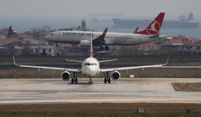 فڕۆکەی تورکیش ئەیێرلاینزی تورکی. وێنە: Reuters