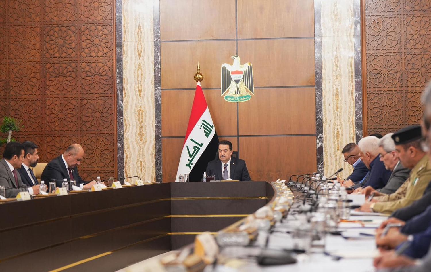 کۆبوونەوەی ئەمڕۆی ئەنجوومەنی وەزاریی ئاسایشی نیشتمانی عێراق