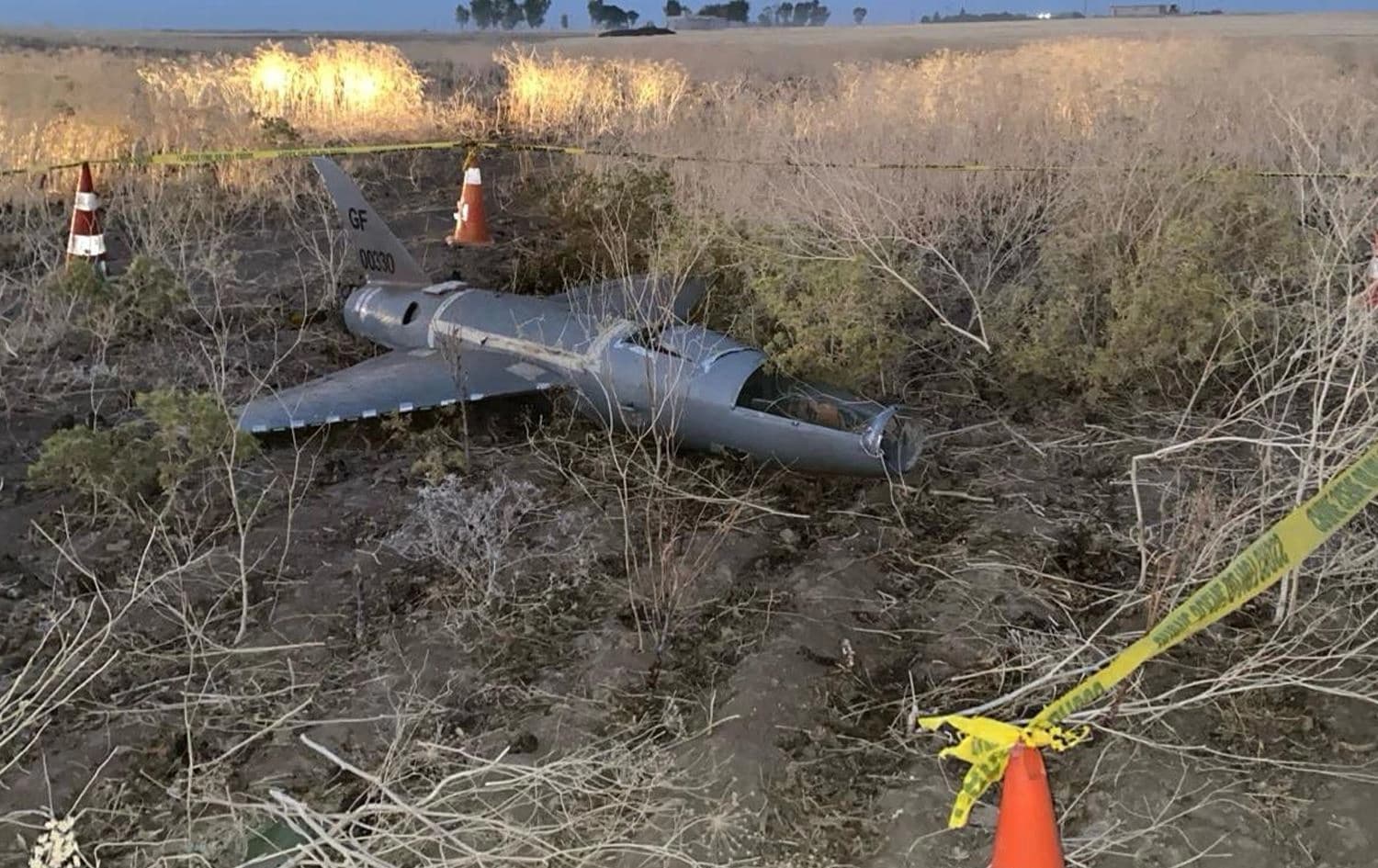 Remains of drone downed in Erbil on June 18, 2025. Photo: CTD 