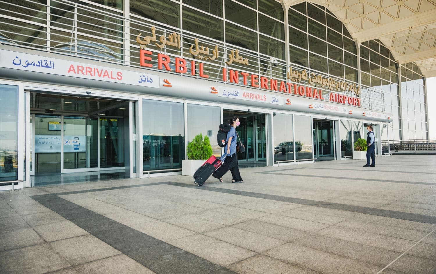 Travelers arrive at Erbil International Airport. Photo: Bilind T. Abdullah/Rudaw