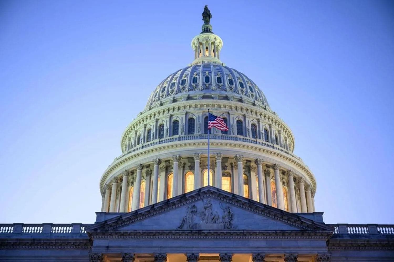 The dome of the US Capitol in Washington, DC on November 13, 2023. Photo: AFP