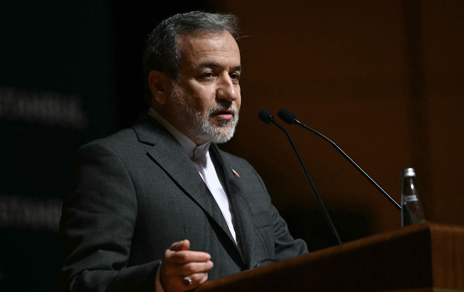 عەباس عێراقچی، وەزیری دەرەوەی ئێران. وێنە: AFP 