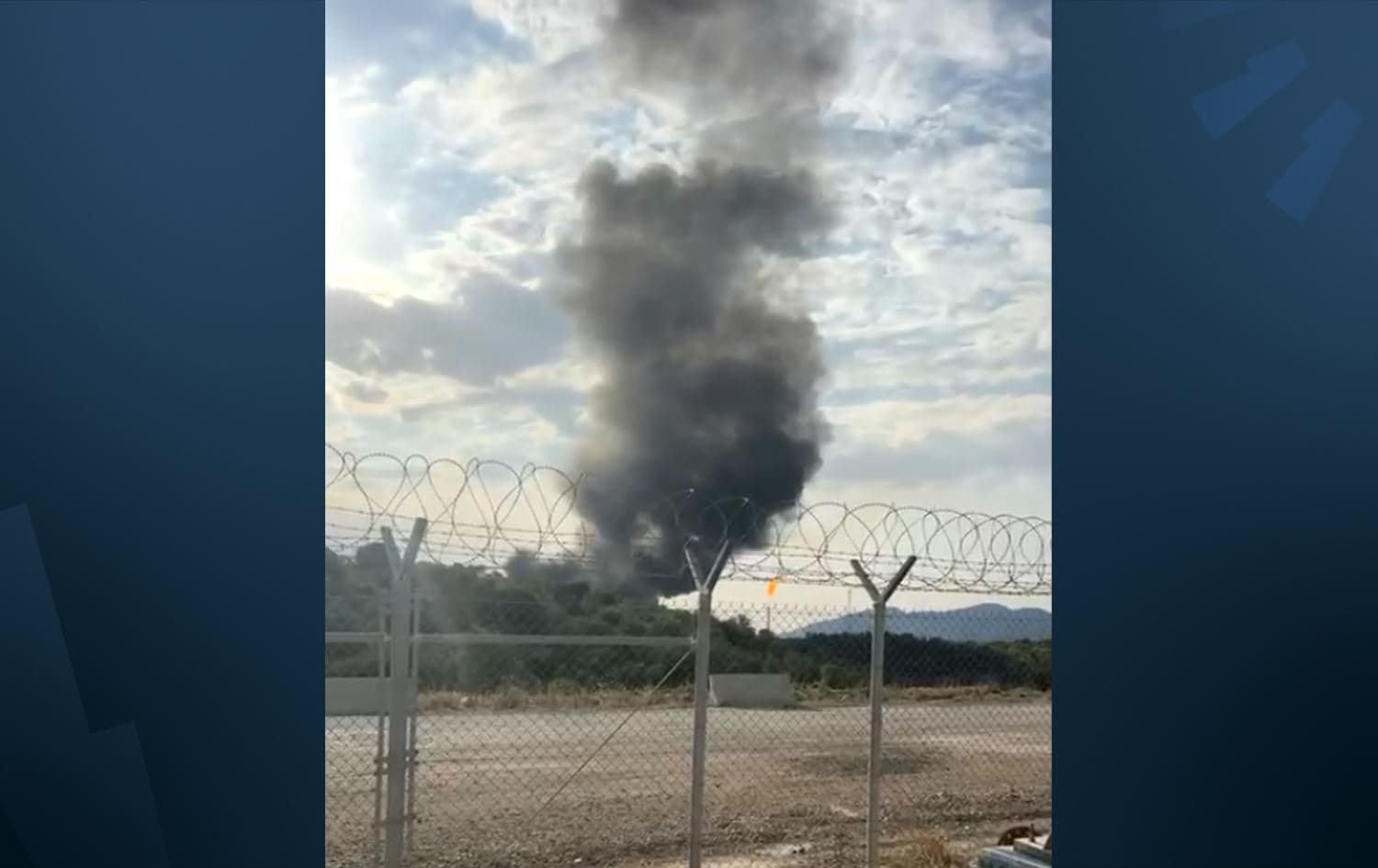 دیمەنێکی ساتی هێرشە درۆنییەکەی سەر کێڵگەی نەوتی سەرسنک