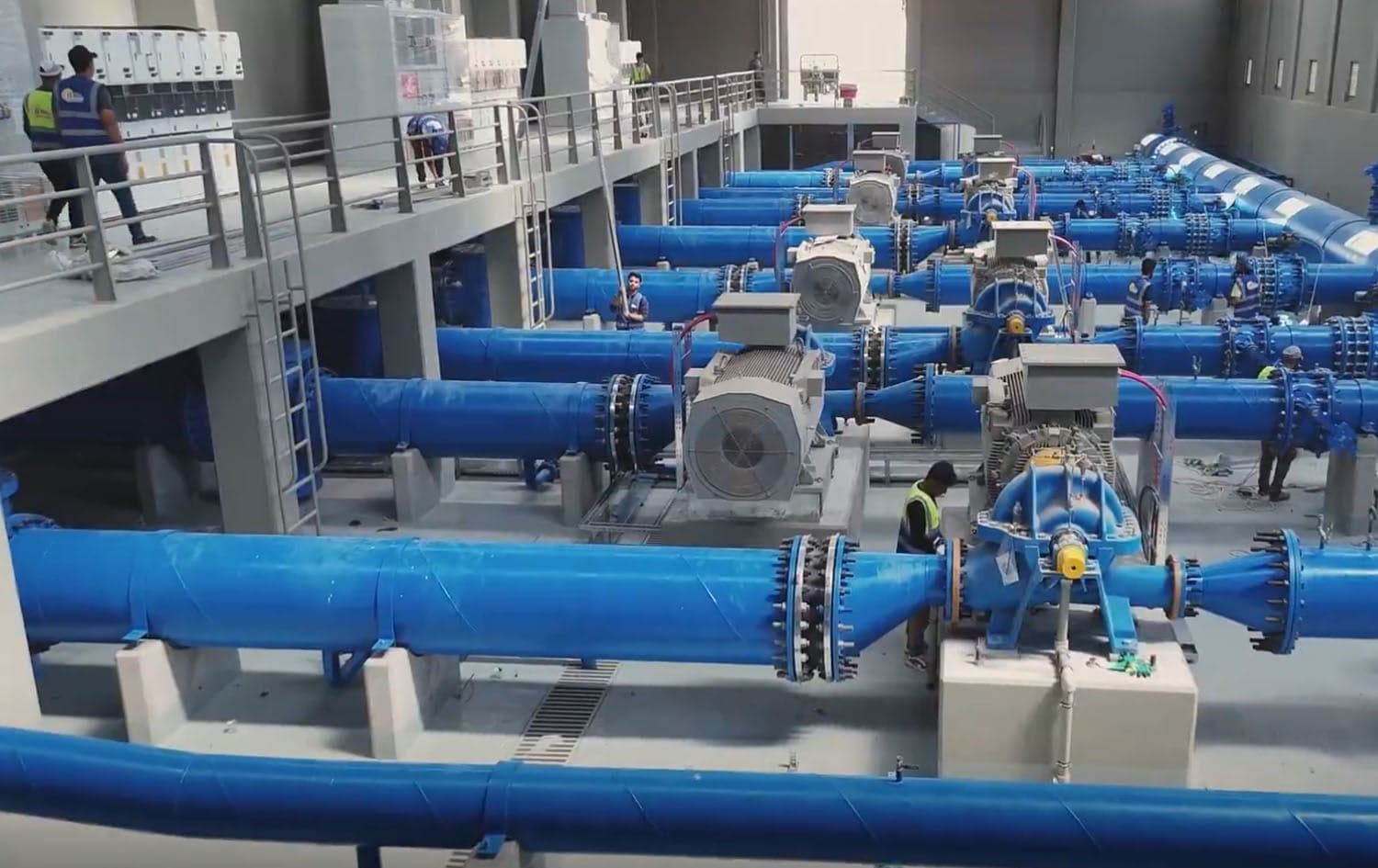 Picture of the recycling plant in Erbil. Photo: Screengrab/KRG