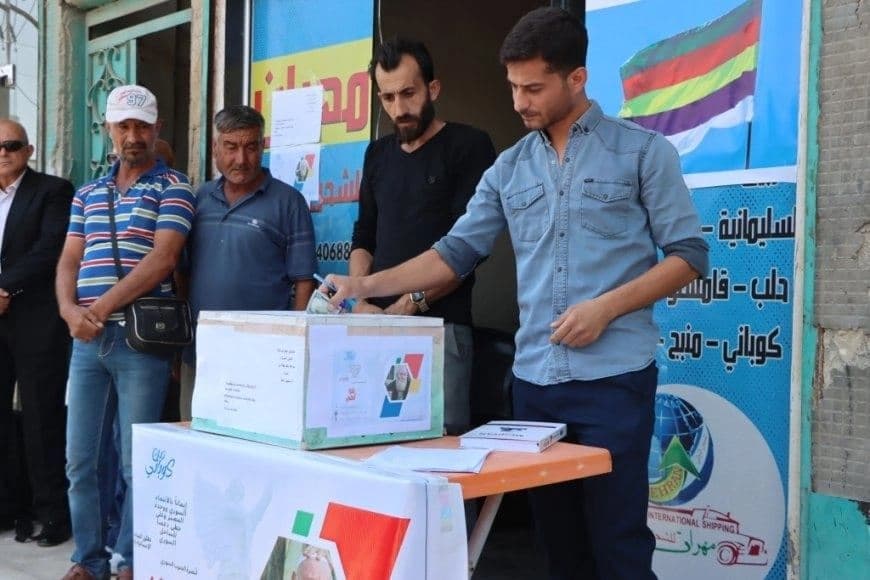 Kampanyaya Alîkariyê ya Siwêdayê\ Wêne: ANHA