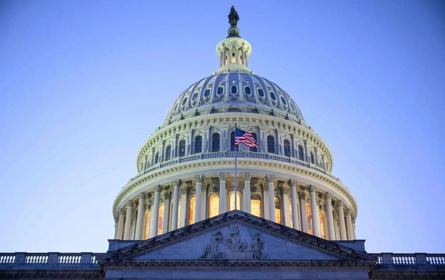 The dome of the US Capitol in Washington, DC on November 13, 2023. Photo: AFP
