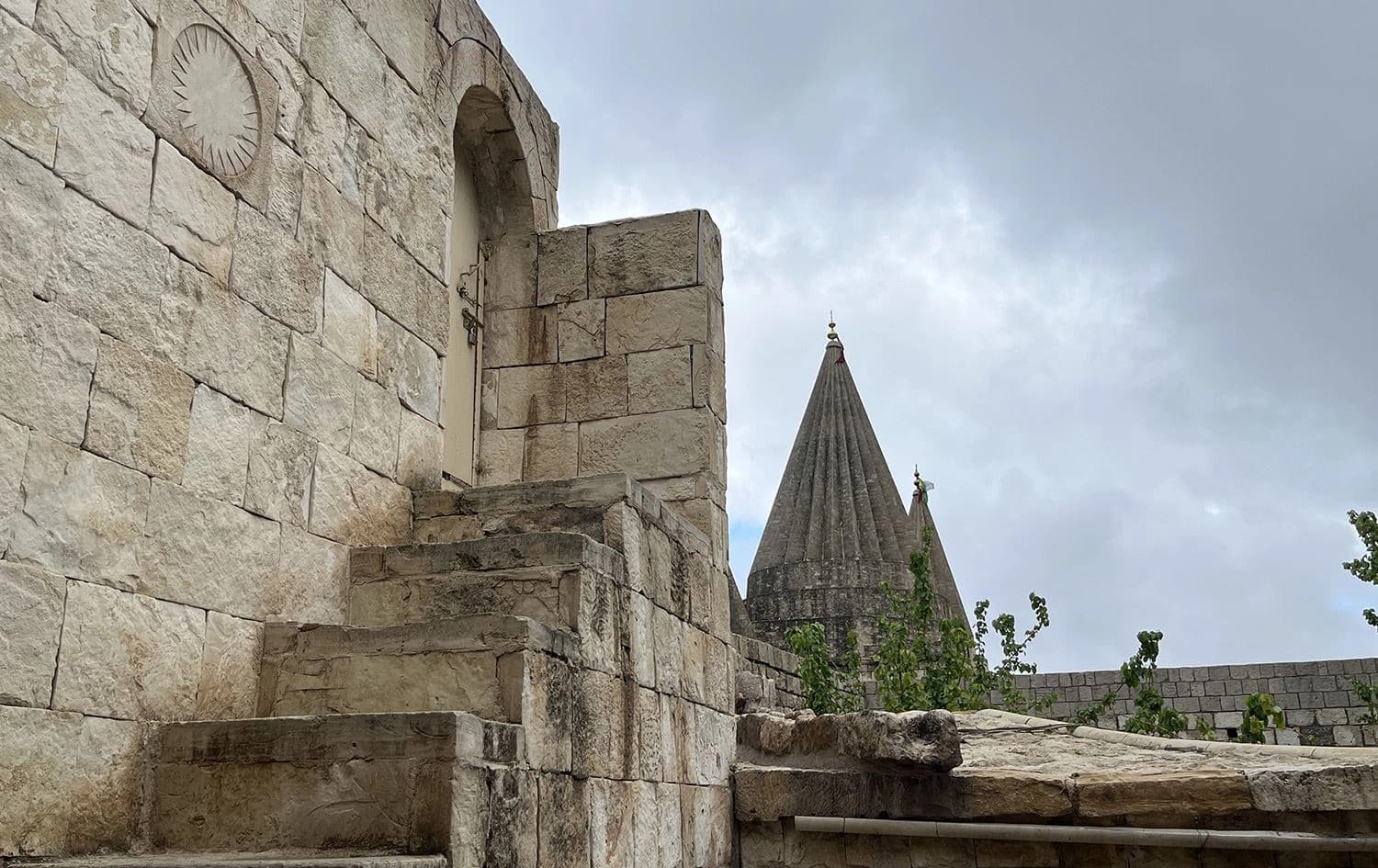 The holy temple of Lalish in the mountains of Duhok province, pictured on April 15, 2025. Photo: Donya Seif Qazi/Rudaw