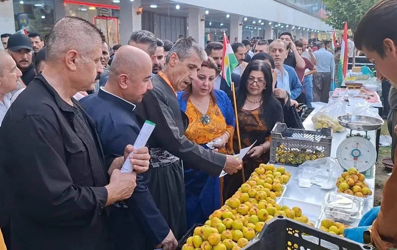 Fig festival in Erbil on August 15, 2025. 