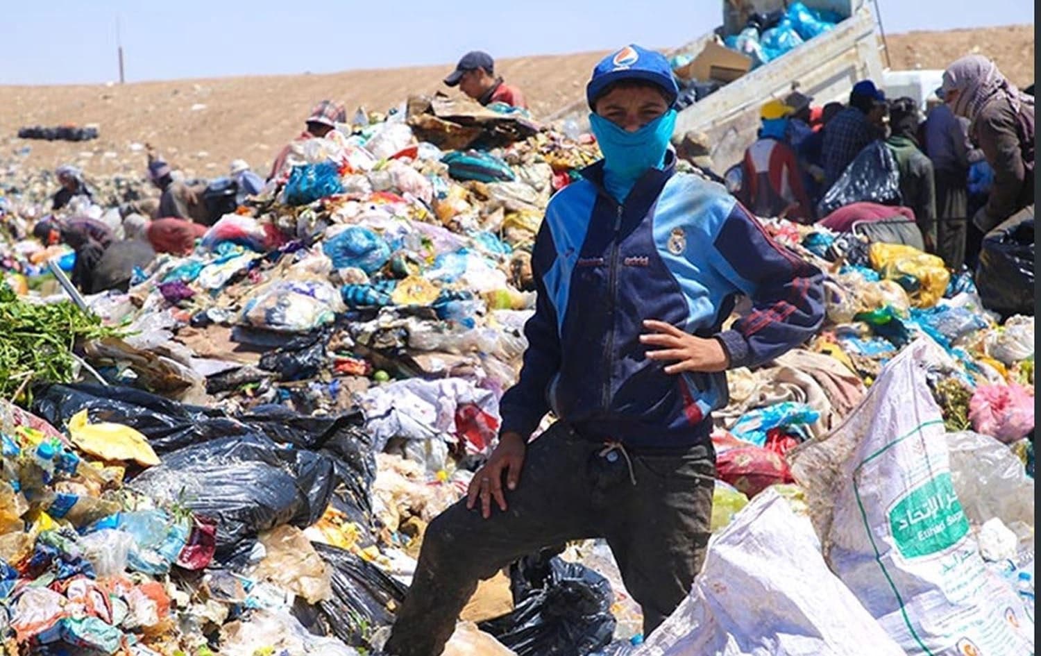 A landfill in Kani Qirzhala sub-district west of Erbil. Photo: File/Rudaw