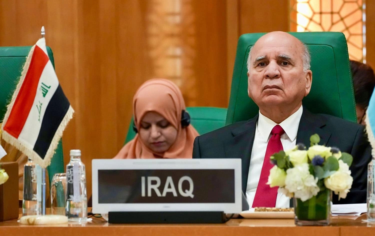 فوئاد حوسێن، وەزیری دەرەوەی عێراق.