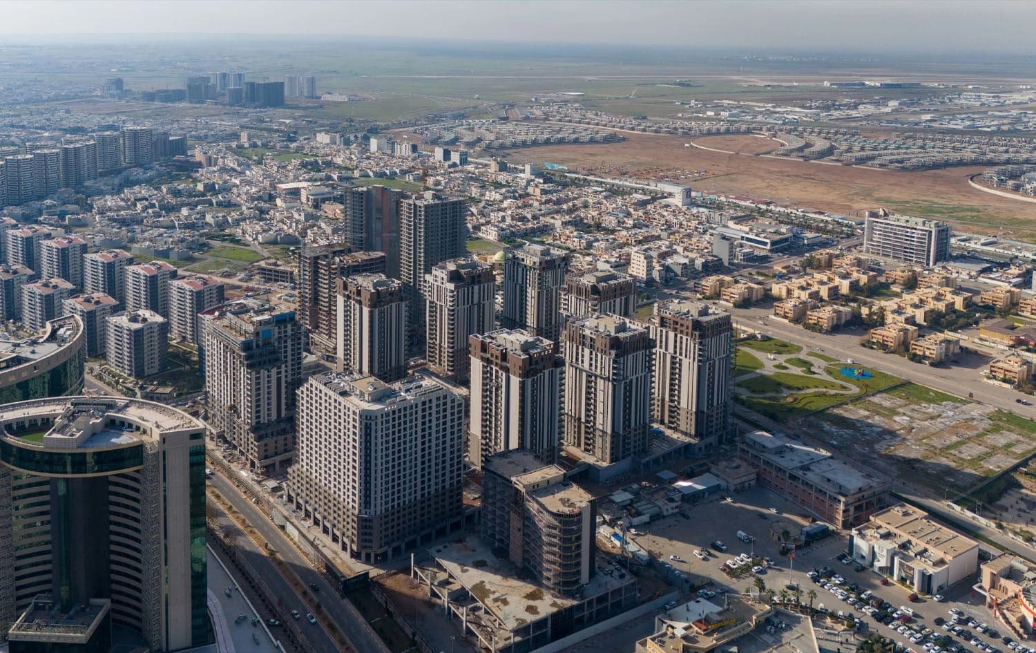 An aerial image of Erbil city. Photo: Bilind T. Abdullah/Rudaw