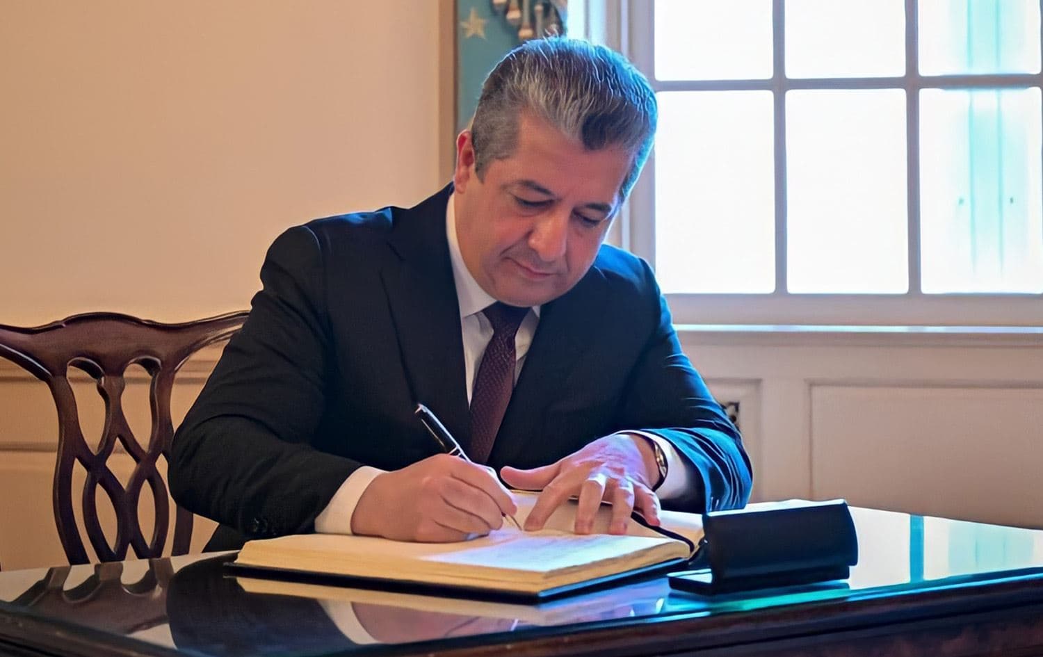 مەسرور بارزانی، سەرۆکوەزیرانی هەرێمی کوردستان. 