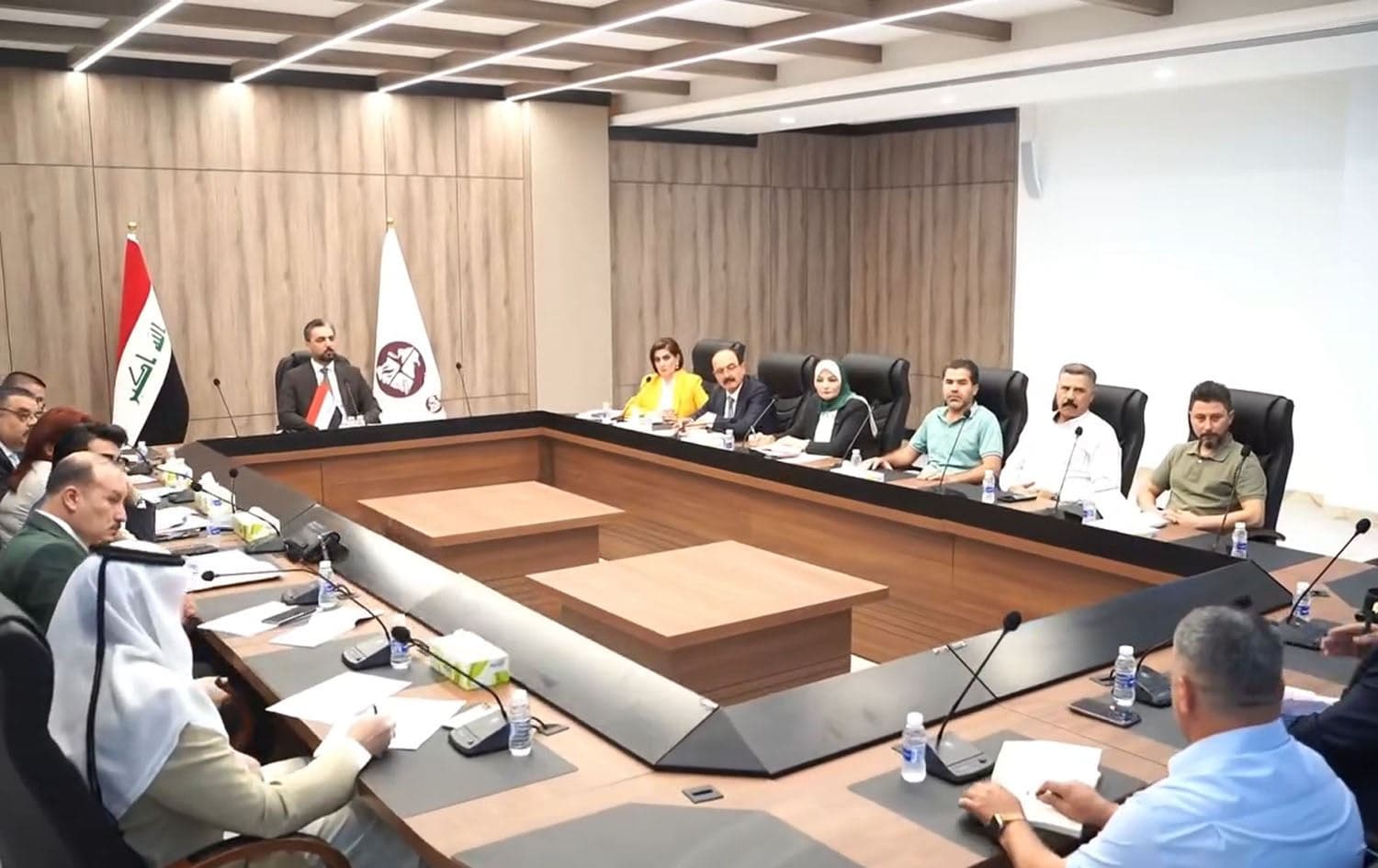 A Kirkuk Provincial Council meeting held on September 1, 2025. Photo: screenshot/Kirkuk Provincial Council