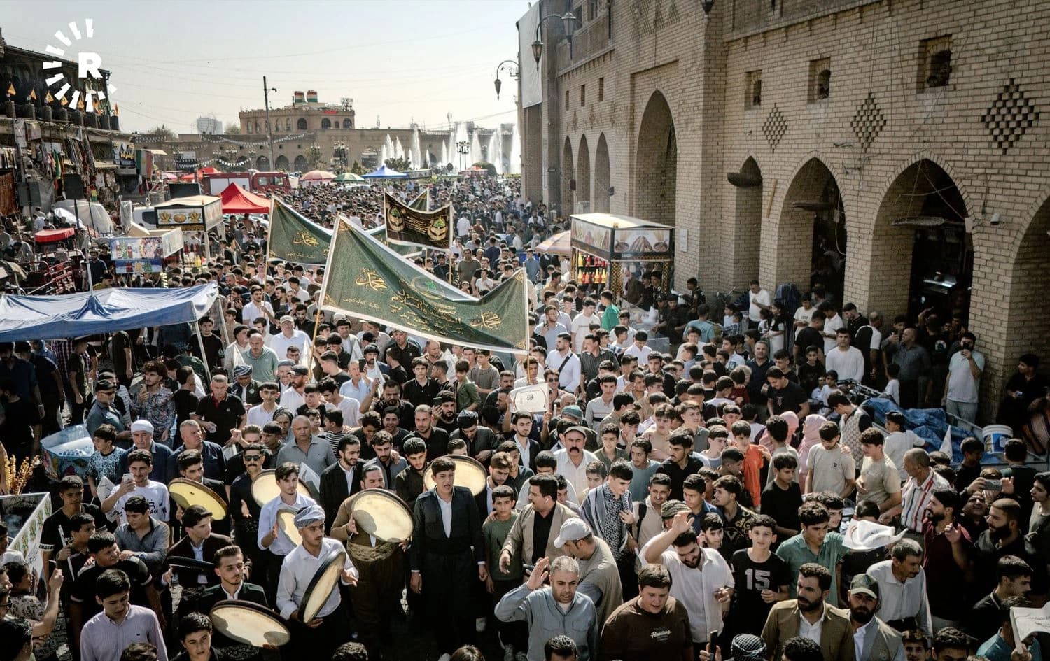 مەولوودی پێغەمبەری ئیسلام (د.خ) لە هەولێر. وێنە: بڵندتاهیر- رووداو