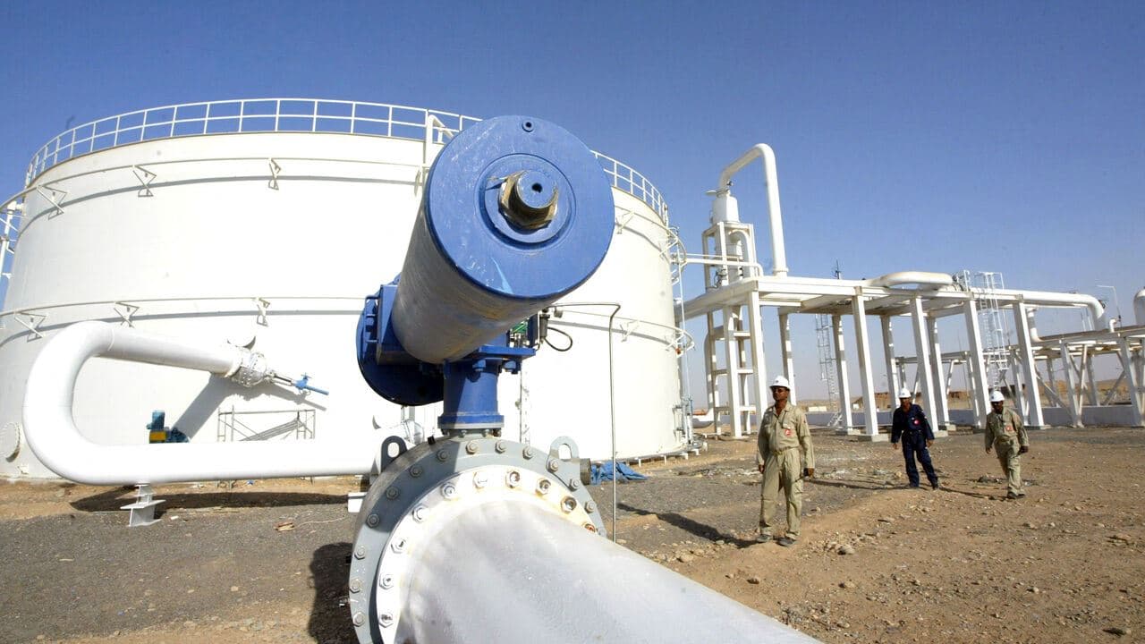 An oilfield in southern Iraq. File photo: AFP