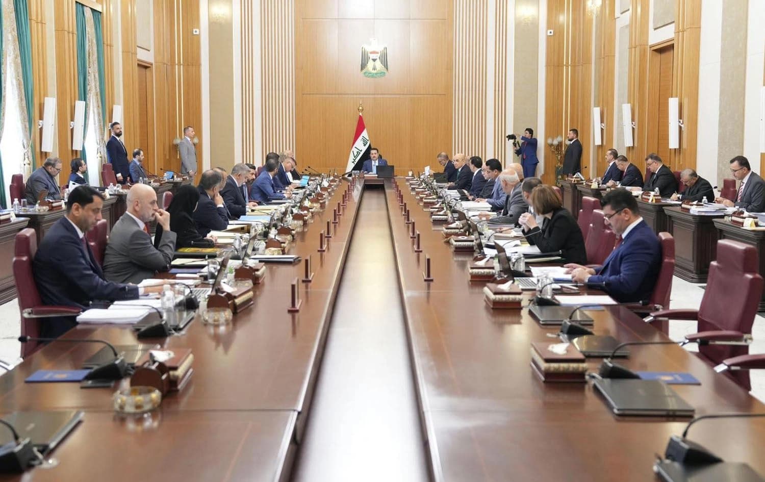 کۆبوونەوەی ئەمڕۆی ئەنجوومەنی وەزیرانی عێراق بە سەرۆکایەتیی محەممەد شیاع سوودانی