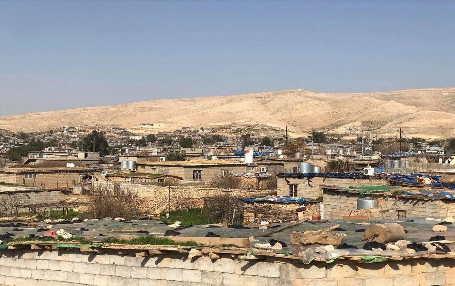 Makhmour refugee camp pictured in February 2020. Photo: Fazel Hawramy/Rudaw