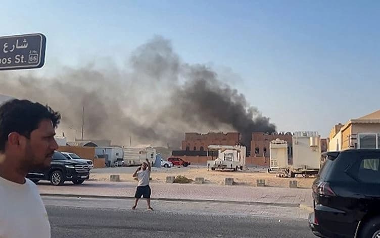 İsrail'in Doha saldırısından bir kare / Foto: AFP