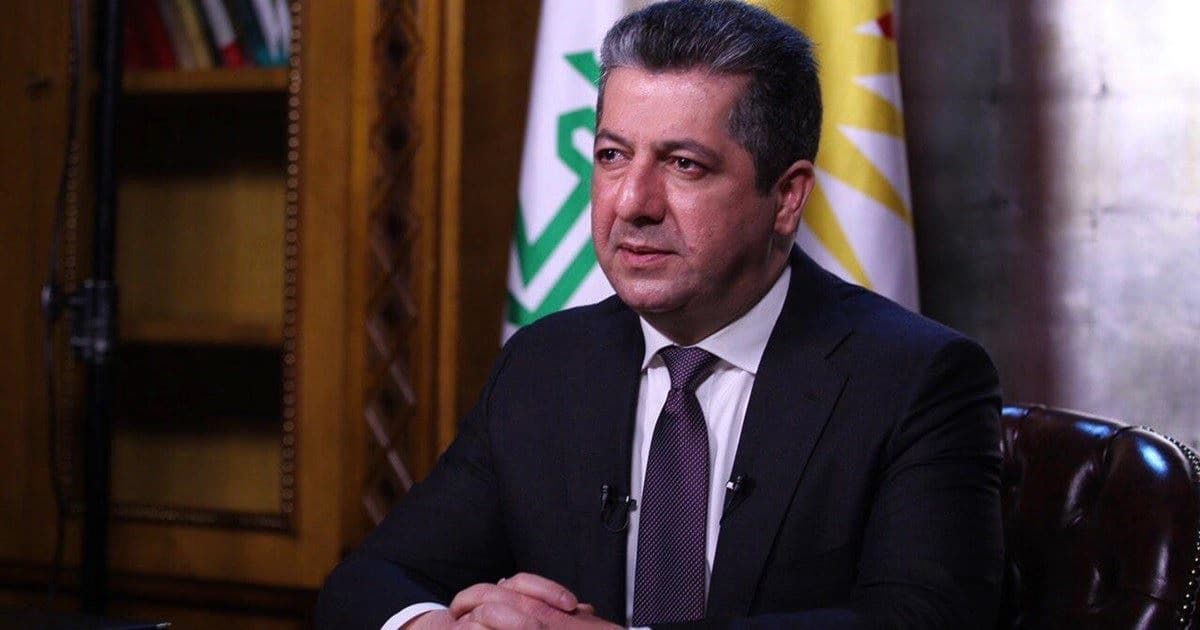 Kurdistan Region Prime Minister Masrour Barzani. Photo: KRG/File