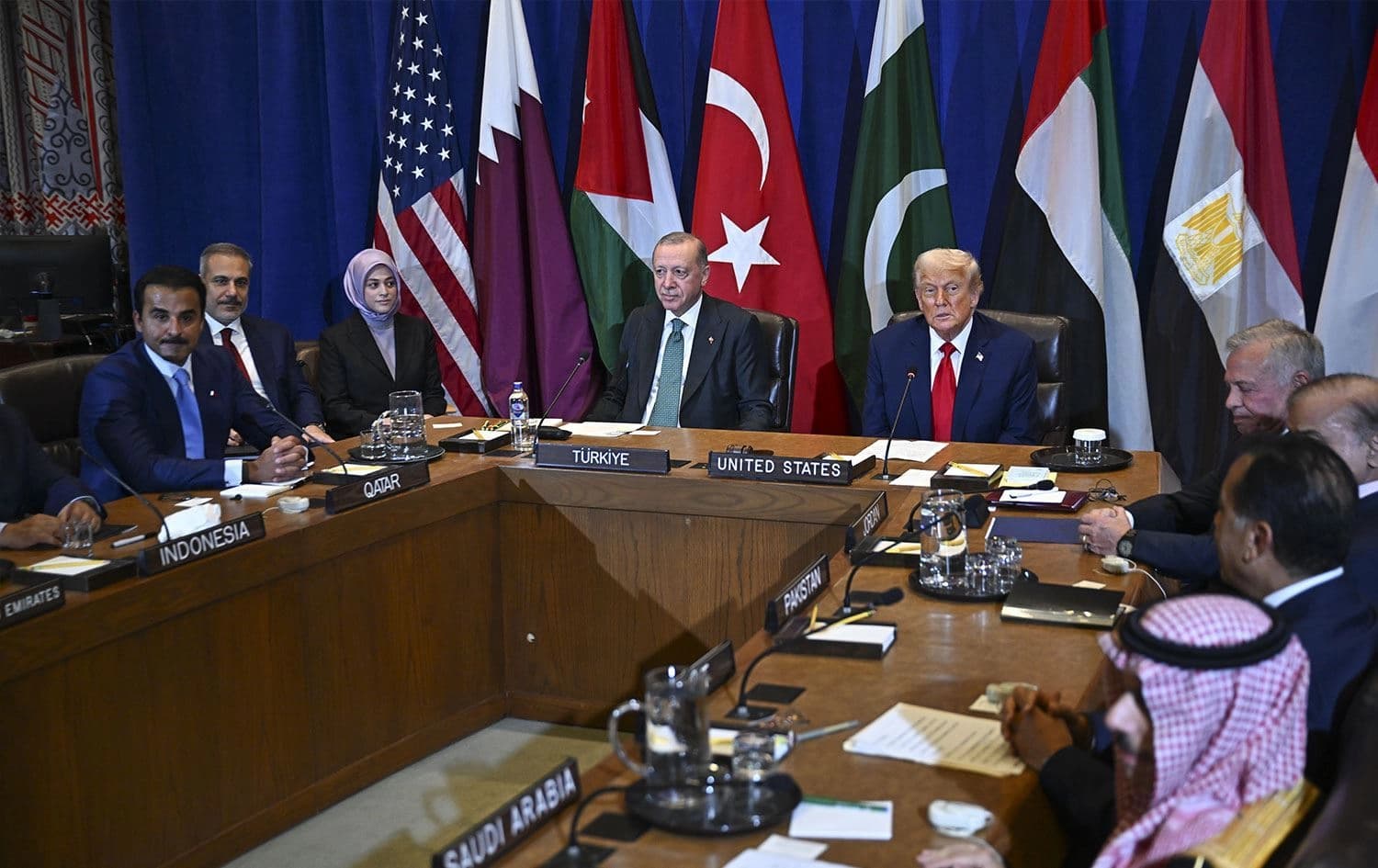 Civîna Trump a bi serokên welatên Misilman re: Wêne: AA