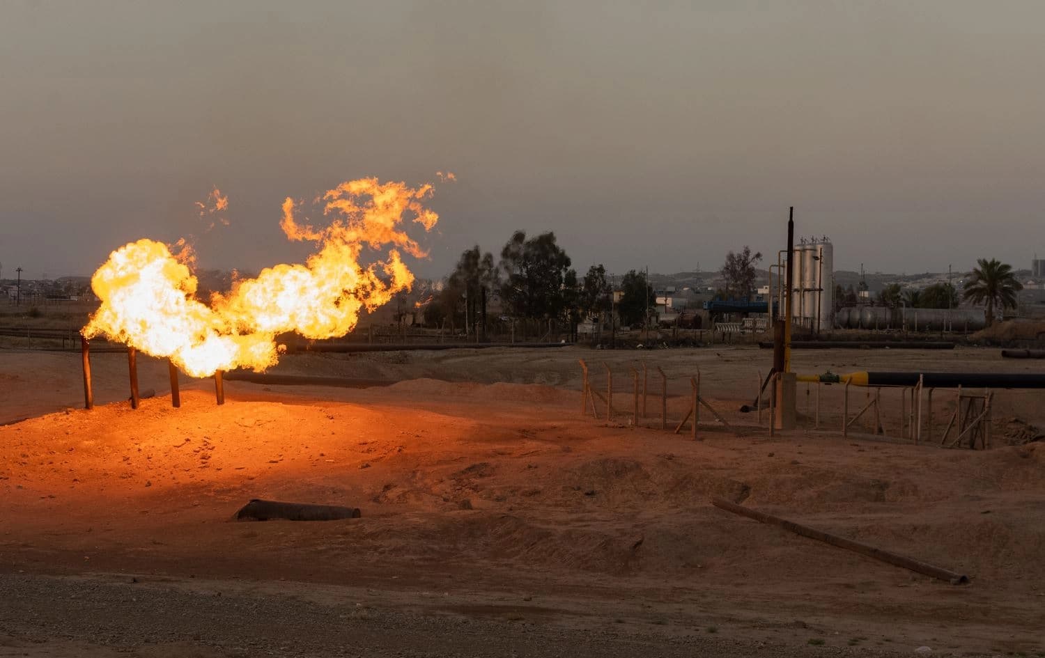 کێڵگەیەکی نەوت لە کوردستان؛ وێنە: ئەرشیڤ
