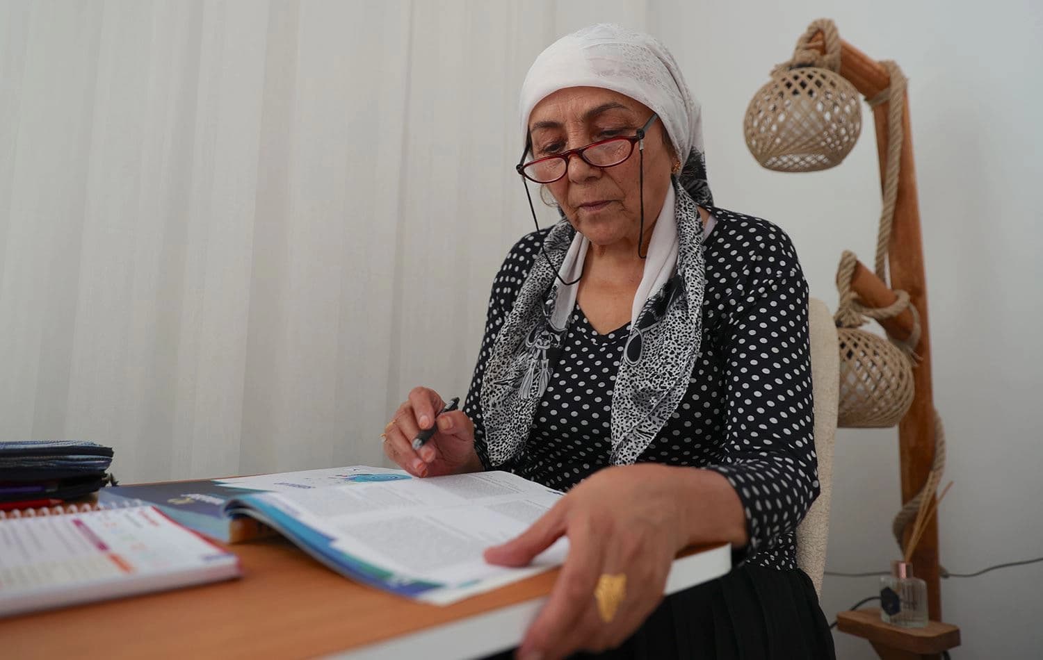 Meliha Temel, üniversite okumayı hedefliyor. / AA