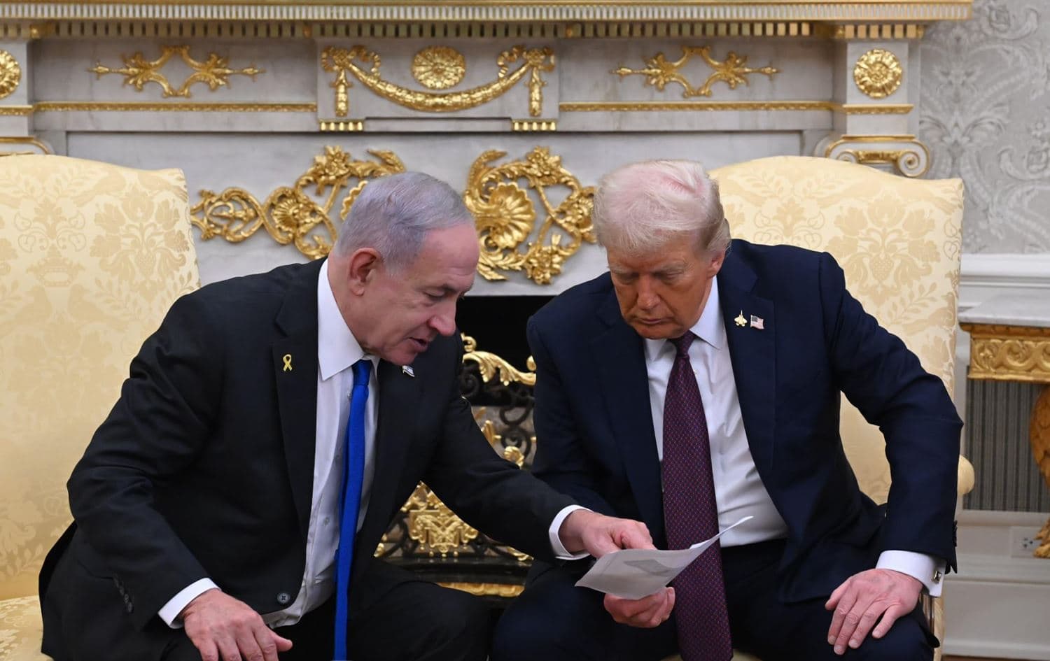 Benjamin Netanyahu û Donald Trump\ Wêne: AA