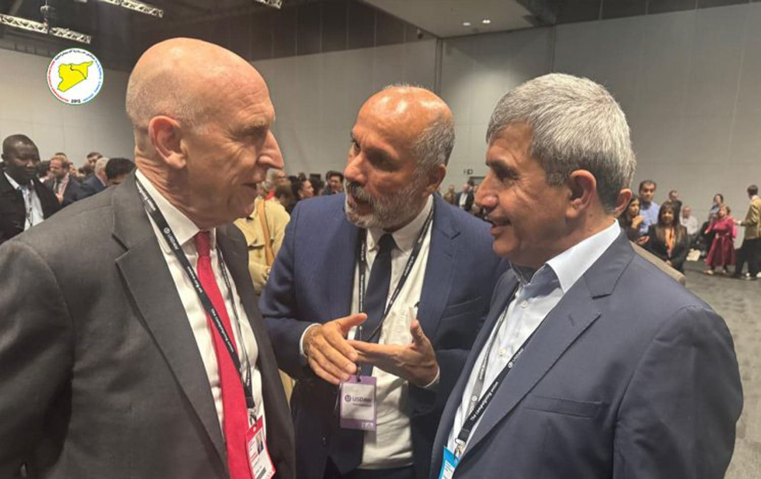 John Healey û Hesen Mihemed Elî\ Wêne: North Press Agency