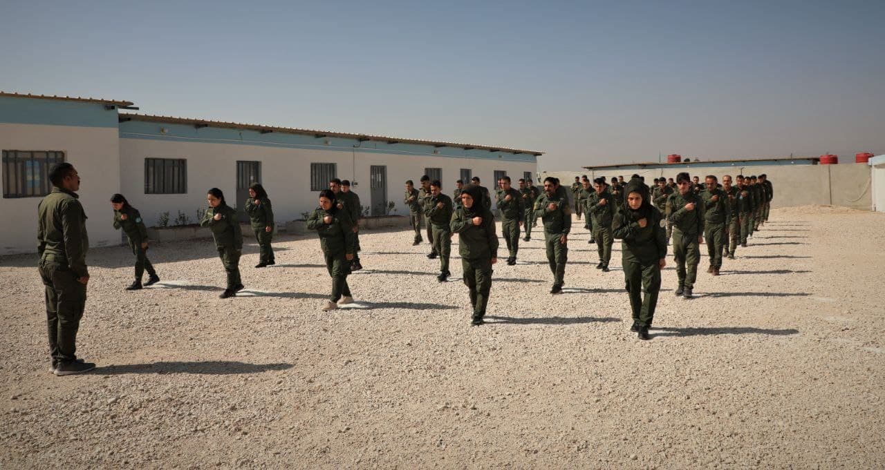 Kurdish security forces in northeast Syria. Photo: ANHA