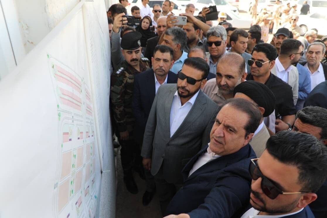 زيارة محافظ ميسان حبيب زاهر الفرطوسي ووفد إيراني برئاسة محافظ إيلام الى معبر تشيلات