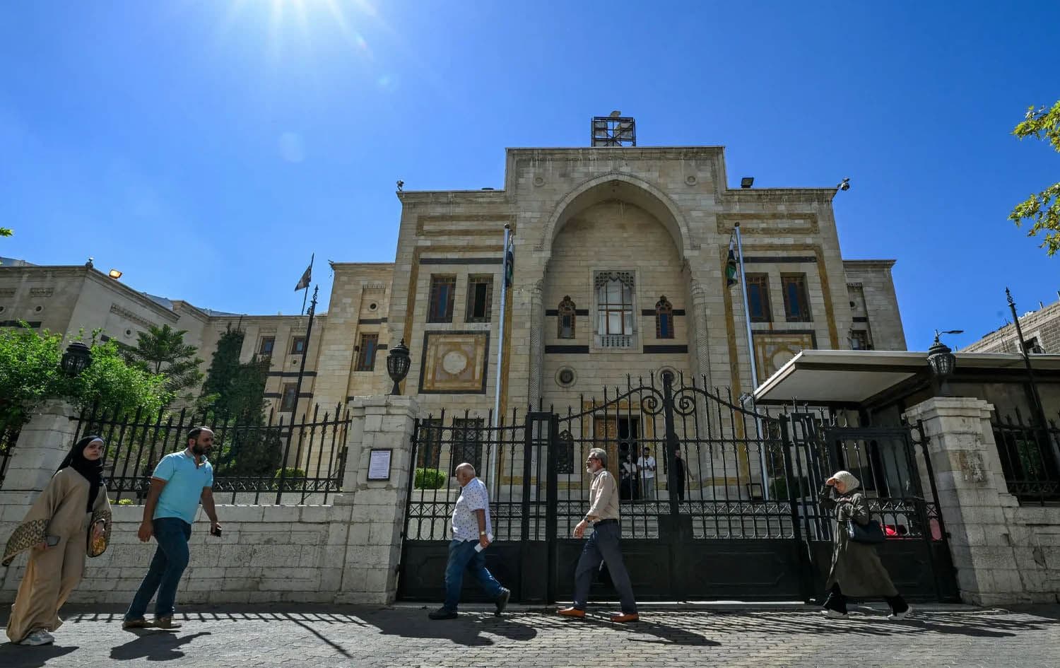 باڵەخانەی پەرلەمانی سووریا لە دیمەشق. وێنە: Louai Beshara/ AFP