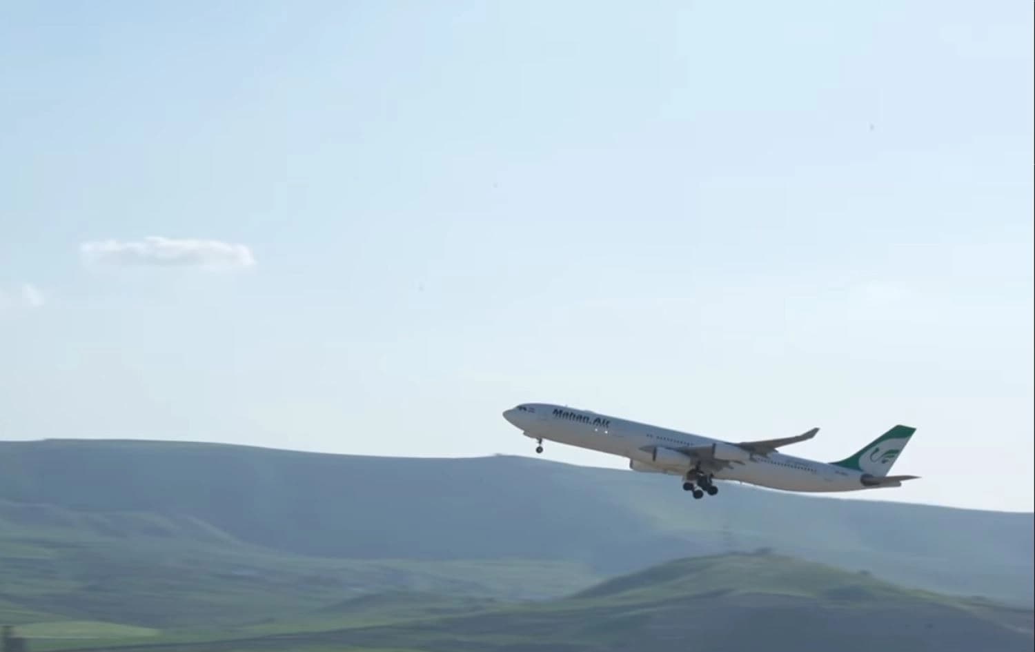 A plane taking off from Sulaimani International Airport. Photo: File/the airport 