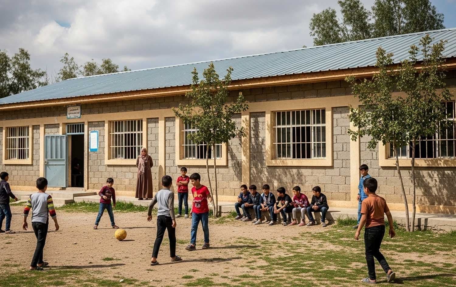 گوتەبێژی وەزارەتی پەروەردە دەڵێت، 60 هەزار قوتابیی سووری کە بەشێکیان کوردی رۆژئاڤان، دابەشی سەر هەزار قوتابخانەی هەرێمی کوردستان کراون. وێنەکە بە ژیریی دەستکرد دروستکراوە و بۆ روونکردنەوەی هەواڵەکەیە