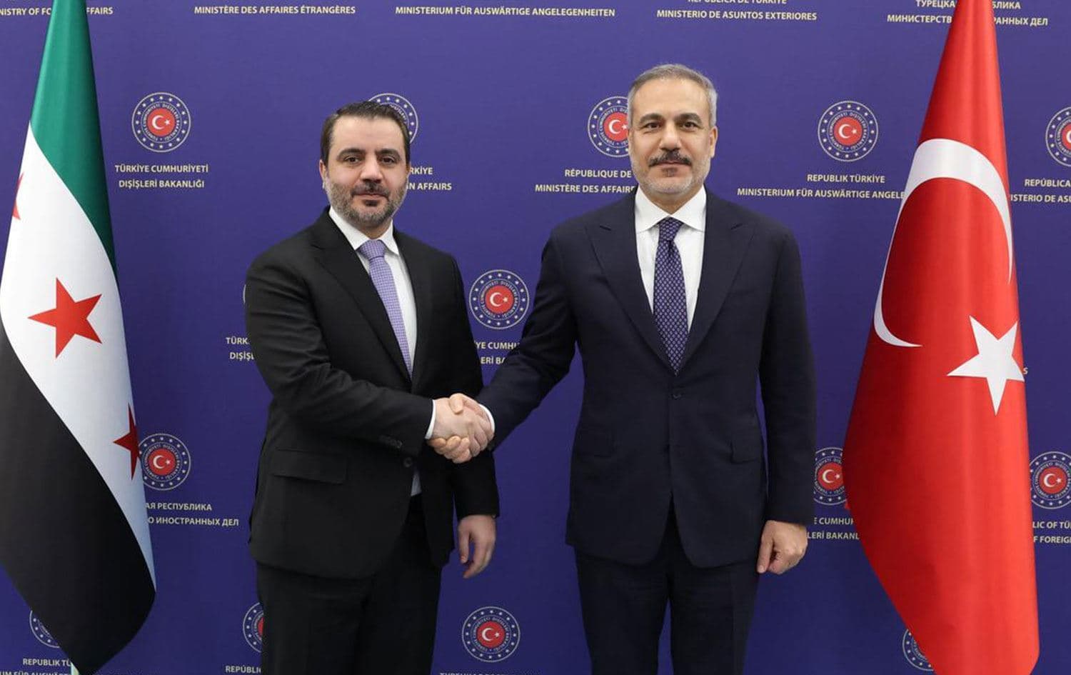 Eshed Şeybanî û Hakan Fîdan/Wêne: AA