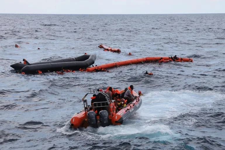Refugees and migrants are rescued by members of the Spanish NGO Proactiva Open Arms after leaving Libya to reach European soil. AP file photo