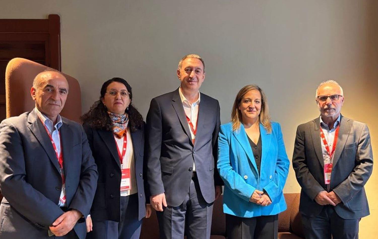 Eş Genel Başkan Tuncer Bakırhan Amsterdam’da, Avrupa Parlamentosu Sosyalist ve Demokratlar (S&D) Grup Başkanı Iratxe García Pérez ile görüştü. / Foto: X