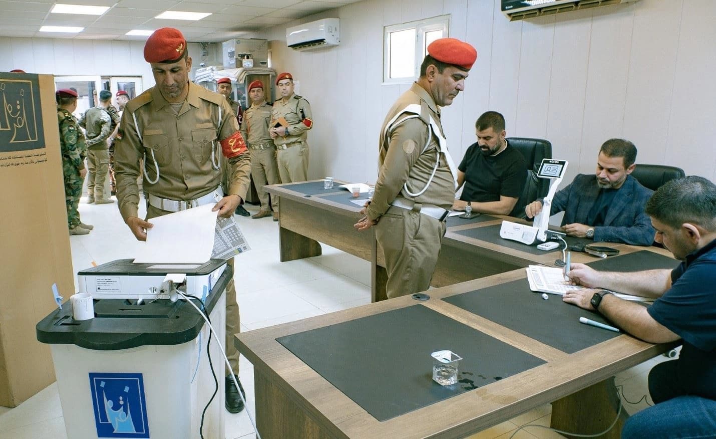 IHEC tests voting machines in Erbil on august 21, 2025. Photo: Bilind T. Abdullah/Rudaw