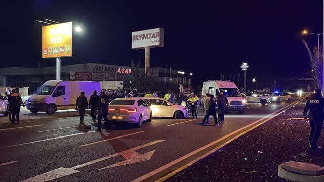 Aracı gasp ettikten sonra kurşun yağdırdığı yer 