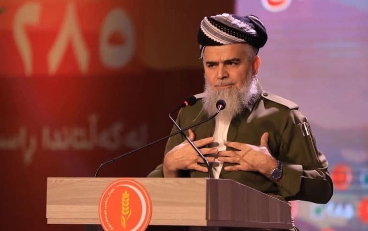 عەلی باپیر، سەرۆکی کۆمەڵی دادگەریی کوردستان.
