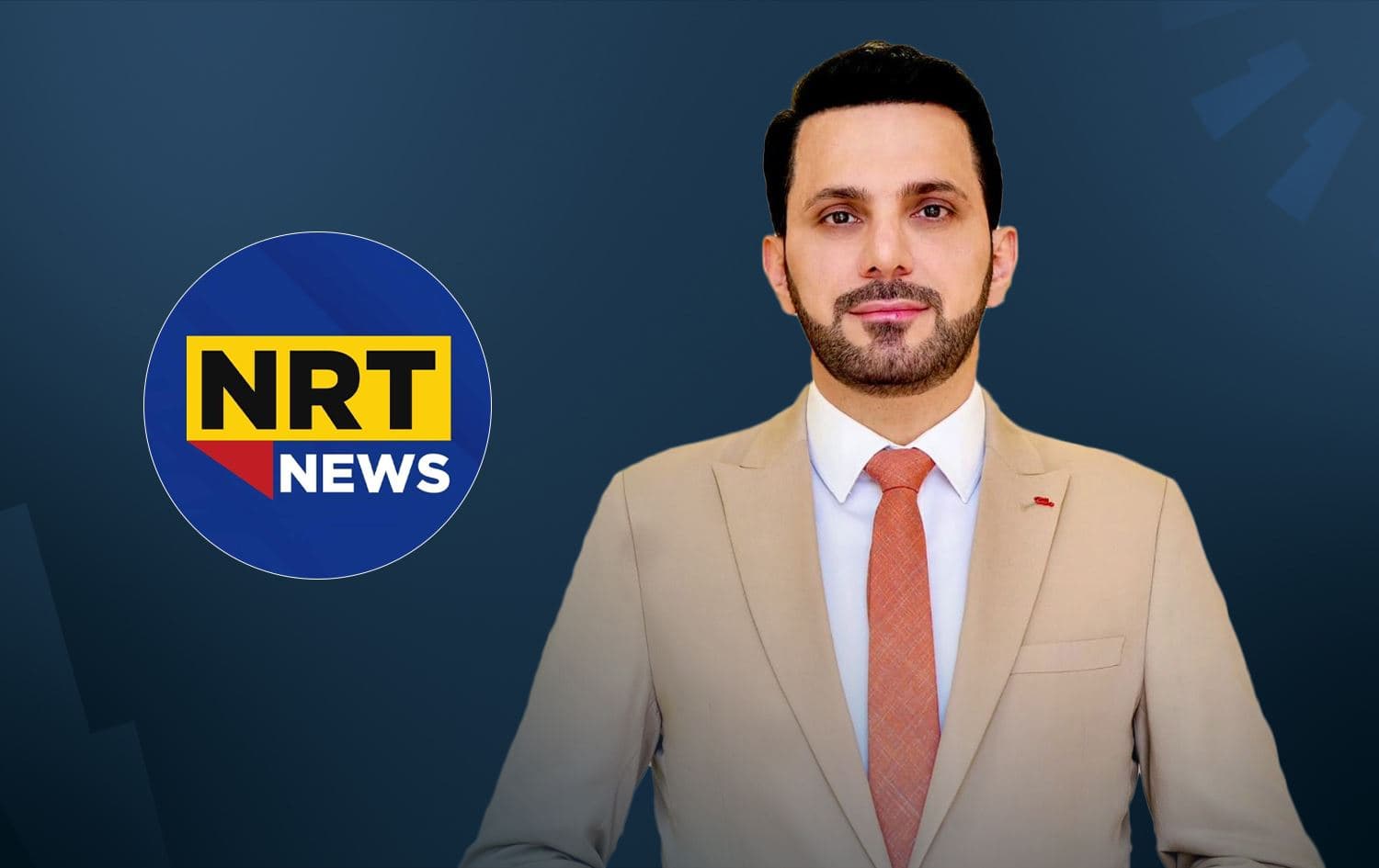 NRT logo and Shaswar Abdulwahid. Graphic: Rudaw 