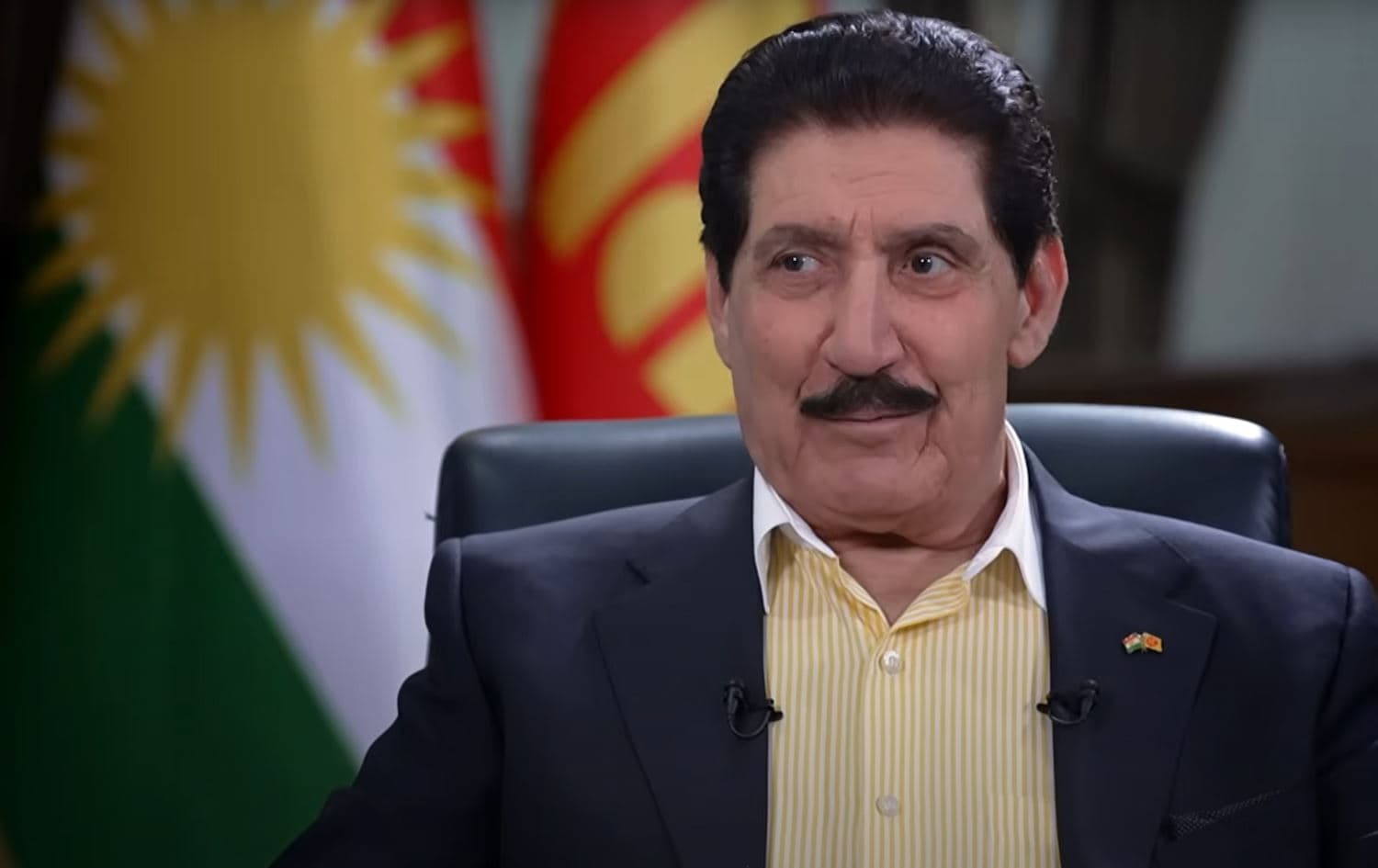 Head of KDP Political Bureau's Executive Committee, Fazel Mirani. Photo: Screenshot/Rudaw