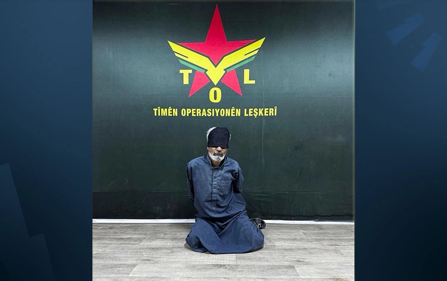 Senior ISIS leader, Baha al-Maseeri, known as Abu Abdulrahman, an Iraqi national, was captured by the SDF in al-Hol camp on Saturday. Photo: SDF