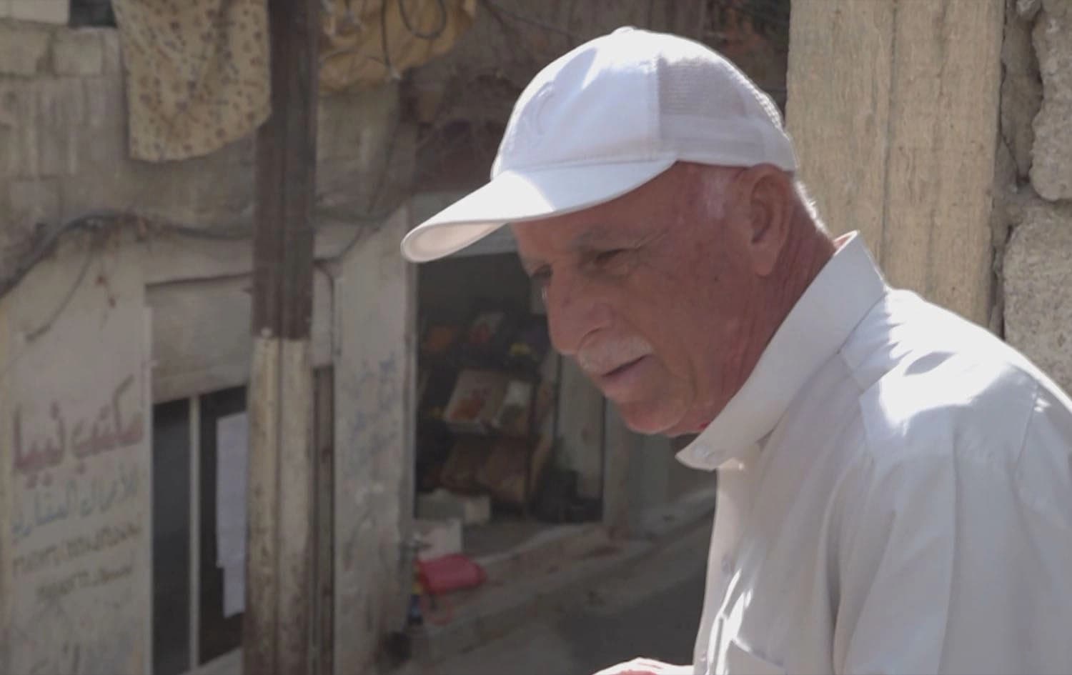 Mohammed Ibrahim in Damascus being interviewed by Rudaw. Photo: screengrab/Rudaw