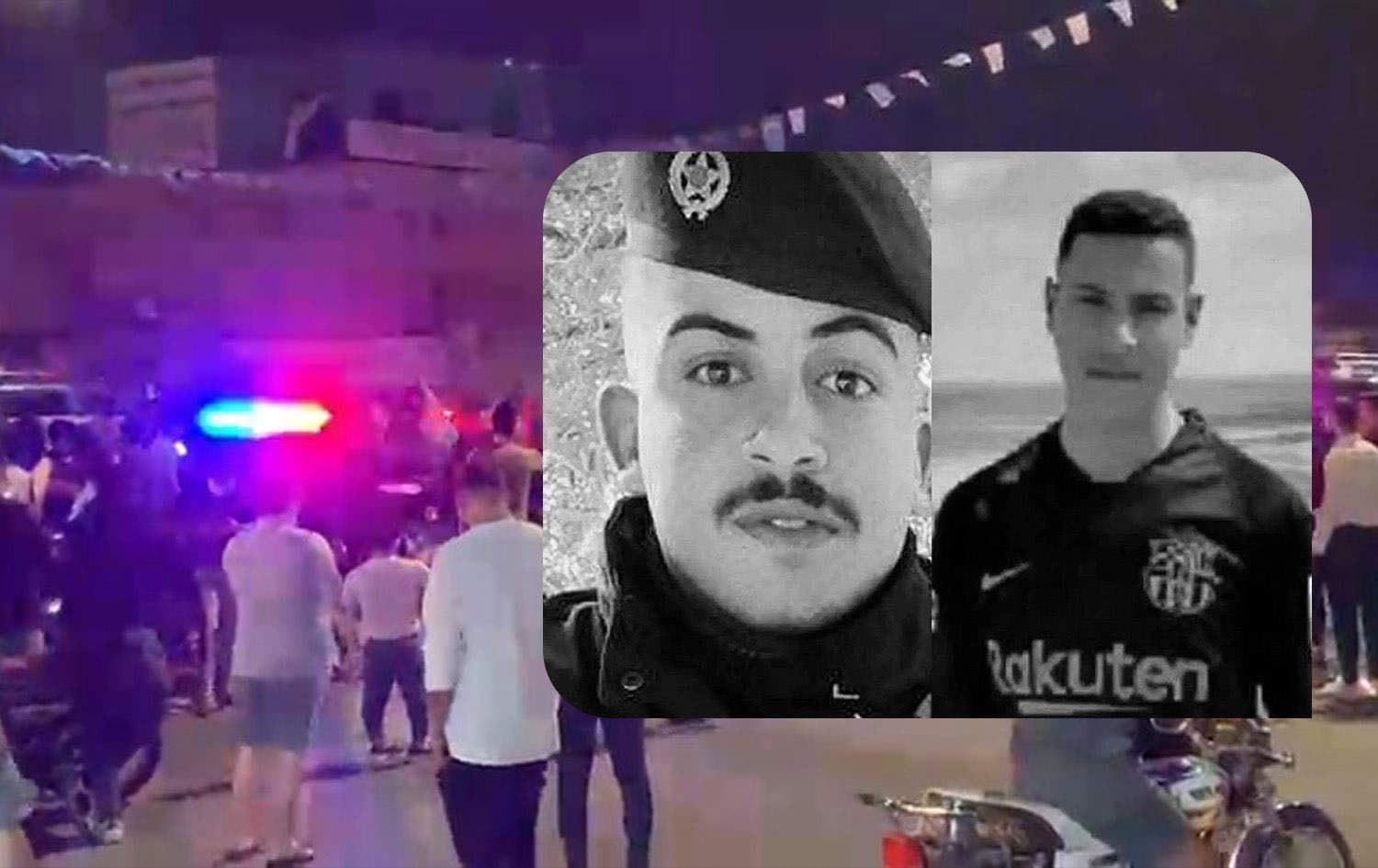 Footage of the clashes in Kirkuk and photos of the two casualties. Graphic: Rudaw