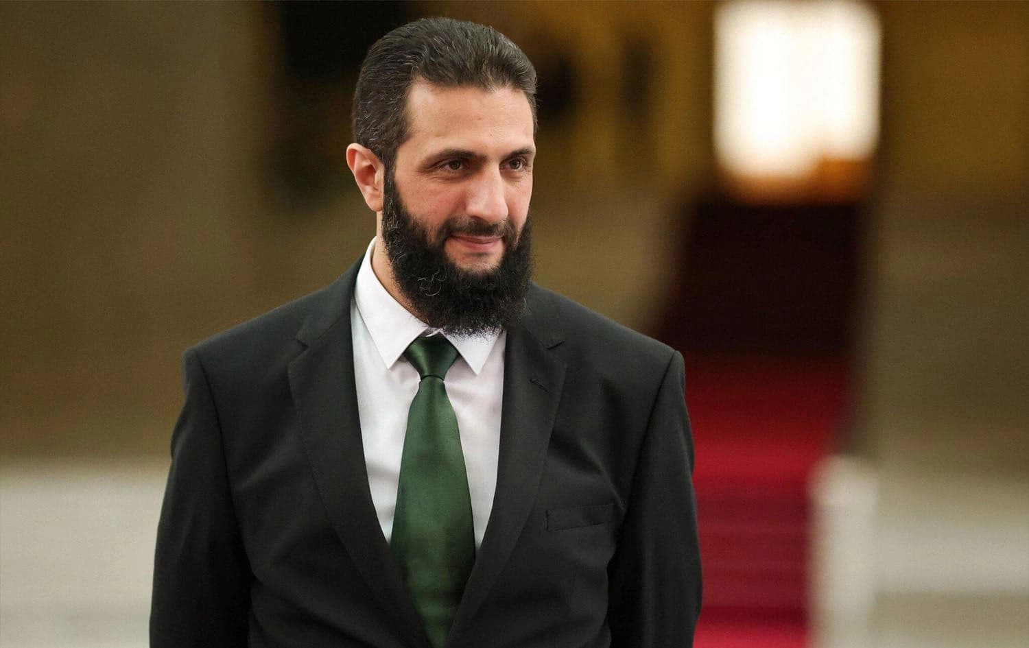A handout picture by Syria's interim government showing interim President Ahmed al-Sharaa in Damascus on January 16, 2025.